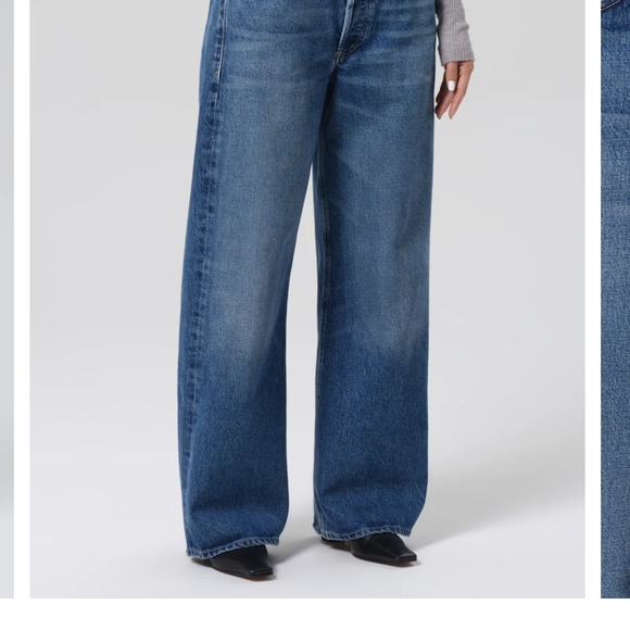 Citizens Of Humanity Premium Vintage Ayla Baggy Crop Petite In Clarmont - Picture 10 of 16